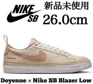 新品未使用 NIKE SB 26.0cm ZOOM BLAZER LOW QS × Doyenne ナイキ ブレザー ドイエン コラボ スニーカー シューズ 箱無し 正規品