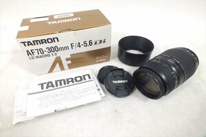 □ TAMRON タムロン レンズ 70-300mm 4-5.6 中古 現状品 240406G6306