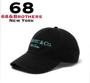 新品★68&brothers シックスティエイトアンドブラザーズ キャップ 帽子 6パネル THE NYC&Co ティファニー カラー