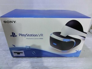 T【L4-55】【100サイズ】PSVR プレイステーションVR カメラ同梱版/ゲーム/通電可/ジャンク扱い/※イヤーピース欠品・傷・汚れ有