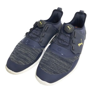 PUMA GOLF プーマゴルフ 192245/IGNITE NXT DISC スパイクレスゴルフシューズ ネイビー系 25.5 [240101293132] ゴルフウェア メンズ