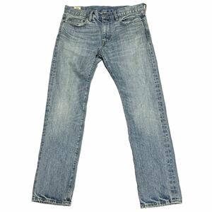 w32の89㎝　ジェイクルー　ジーンズ　kaihara denim カイハラデニム　メンズ　希少　コラボ　サーファー　スケーター　ジーパン　即決