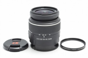 [美品] Sony 18-55mm f3.5-5.6 SAM SAL1855 N50 Sony aマウント #11828