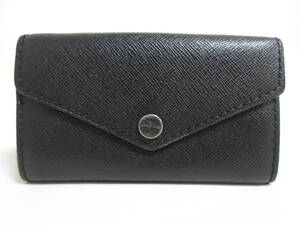 11808◆【SALE】MICHAEL KORS マイケルコース キーリング付き キーケース/キーホルダー 黒/ブラック 中古 USED