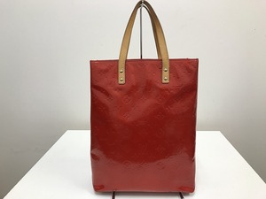 ルイ・ヴィトン LOUIS VUITTON 上品でエレガントなお洒落の魅力 艶やかで美しい LVトートバッグ A4可 リード MM ヴェルニ M91086