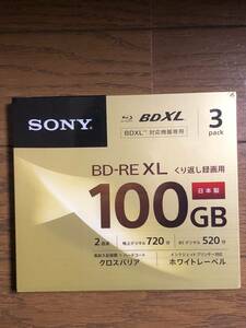 SONY 3層100GB ブルーレイディスク 3BNE3VCPS2