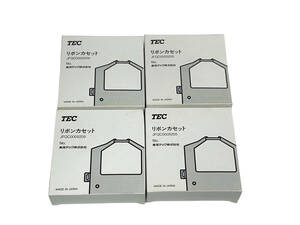 送料無料 JFQC0005205 事務コン 純正 新品 インクリボン 4個セット 東芝テック TEC