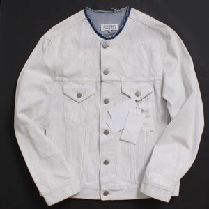 21AW【タグ付・定価181,500円】MAISON MARGIELA 14 Cracked Paint Denim Jacket 48 S50AM0528 メゾンマルジェラ ペンキ デニム ジャケット