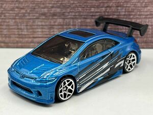 即決有★HW hotwheels ホットウィール HONDA CIVIC SI ホンダ シビック Si 青 ブルー★ミニカー