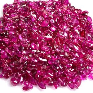 1円〜!!小粒大量!!［天然ルビーおまとめ200.5ct］j 約40.1g ルース 裸石 宝石 ジュエリー jewelry ruby corundum コランダム 紅玉 w3マ12