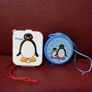 レア　レトロ　新　ロート　子どもソフト　ピングー　Pingu 目薬ケース　ケース　セット