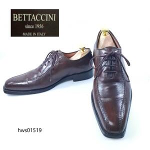 BETTACCINI ドレスシューズ スワールトゥ ブラウン レースアップ 40 ベッタチーニ ビジネスシューズ hws01519