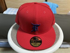 FEAR OF GOD ESSENTIALS New Era 59FIFTY 7・7／8 Red レッド ニューエラ キャップ Yankees ヤンキース Dodgers ドジャース