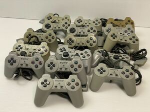 ソニーPS品 大量 まとめ ps1 デュアルショック コントローラー 16個 PlayStation1 コントローラー中古 DUALSHOCK 動作未確認(261)