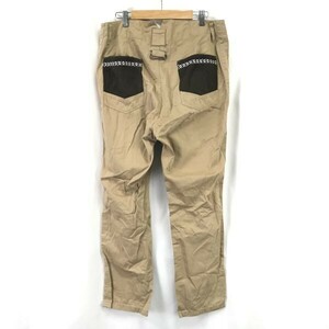 PPFM/ピーピーエフエム☆コットンパンツ【W86cm/メンズL程度/股下72cm/beige/ベージュ】チノパン/ズボン/Pants/Trouser◇cBH871