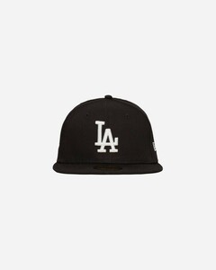 ニュー エラ new era 59fifty 海外限定モデル LA Dodgers ロサンゼルス ドジャース patch 帽子 パッチ 黒 cap 送料込 キャップ 新品 未使用