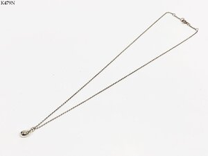 送料無料 TIFFANY＆Co. ティファニー ドロップモチーフ ネックレス 925 刻印 シルバー アクセサリー K479NH