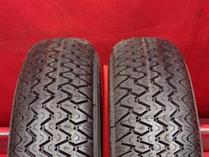 中古タイヤ 155HR13 78H 2本セット ミシュラン XAS FF MICHELIN XAS FF 9.5分山★ 旧車 クラシックカー カスタムカー　ノスタルジック n13