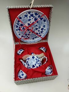 0626-0009　 未使用★茶器セット ヴィンテージ レア 急須 ティーセット 茶器 ティーカップ ティーポット