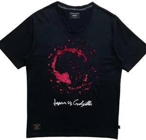 完売 ゴジラ × グラム GODZILLA × glamb コラボレーション GB0120/GZ05 : Shin Godzilla opal CS Tシャツ 半袖 2(M) ブラック