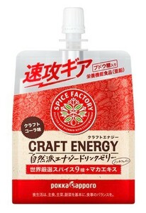 ポッカサッポロ SPICEFACTORY クラフトエナジーゼリー180g × 30個