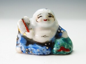 【8068】明治期　伊万里　布袋　置物　②（初品・買取品）