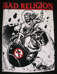 ★バッド レリジョン Tシャツ Bad Religion Atomic Jesus - S 正規品! epitaph nofx green day punk