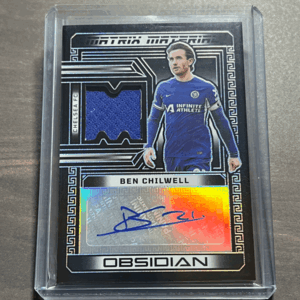 Ben Chilwell - Chelsea FC Auto /125 Matrix Material Autographs 2023-24 Panini Obsidian Soccer Autograph 直筆サイン