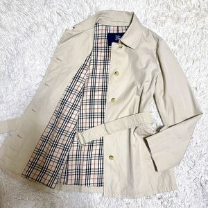 バーバリーロンドン トレンチコート ジャケット ノバチェック レディース ベージュ 9号 BURBERRY LONDON H4