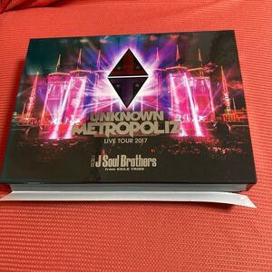 コン75)初回生産限定盤 三代目 J Soul Brothers from EXILE TRIBE 3Blu-ray/LIVE TOUR 2017 UNKNOWN METROPOLIZ 18/3/21発売