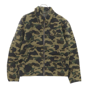 A BATHING APE アベイシングエイプ 1st CAMO WORK JACKET カモジップワークジャケット グリーンカモ