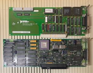 APPLE MACINTOSH II VIDEO CARD 820-0198-A7 動作確認品とNATIONAL INSTRUMENTS NB-GPIB のセット。