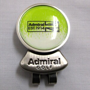 アドミラル マーカー ADMG3BM3-69 ライムグリーン 現品限り 送料無料 Admiral スタートレイル マグネット内蔵クリップ ラウンド用品