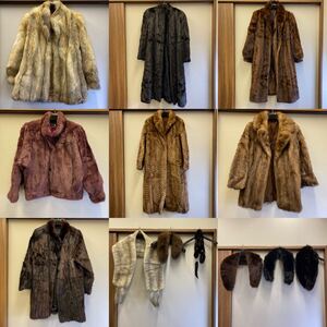 【X-14】 毛皮 まとめ SAGA MINK サガミンク LANVIN ランバン SAGA FOX サガフォックス ロングコート ハーフコート ティペット