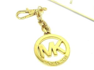 MICHAEL KORS マイケルコース MKチャーム キーホルダー バックチャーム アクセサリー ゴールド系 DF2020