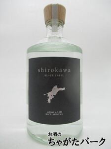 媛囃子 城川 Shirokawa ブラックラベル 30年熟成 米焼酎 35度 720ml