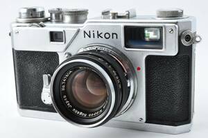 Nikon ニコン S3 レンジファインダー NIKKOR-H.C 1:2 5cm ブラック フィルム レンジファインダーカメラ② #938