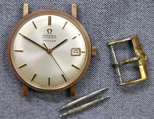 【メンズ腕時計】オメガ OMEGA TURLER 18K 750 ケース 自動巻き デイト 24石 Cal.562 金無垢 動作品　