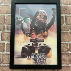 モータースポーツ　フェルスタッペン　レッドブル　F1 ポスター