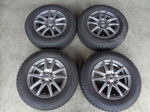 【バリ山スタッドレスSET】共豊　14インチタイヤホイール【4本セット】185/70R14　ノート　アレックス　カローラ　アクシオ　フィールダー