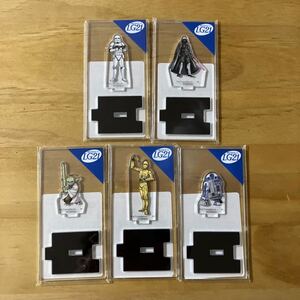 非売品　スターウォーズ　アクリルスタンド　全５種