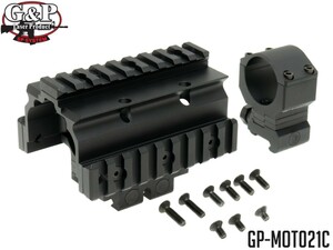 GP-MOT021C　G&P KACタイプ スナイパーVer アジャスタブル リングマウント 30mm