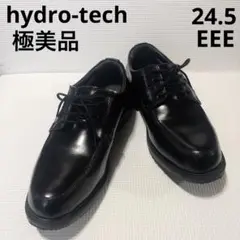 極美品hydro-tech ビジネスシューズ　ブラック　Uチップ