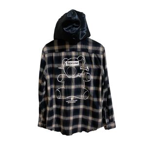 【アンダーカバー シュプリーム UNDERCOVER supreme 2015SS ベアー ネルシャツ ブラック black メンズS JUN TAKAHASHI artscabut期 5685】