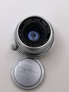 【M162】CANON LENS 35mm f=2.8 L39 マウント オールドレンズ 中古 動作品