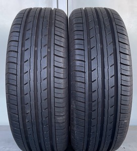 24111113　中古タイヤ　★送料無料★　YOKOHAMA　BLUEARTH-ES　ES32　175/55R15　77V　22年製　2本