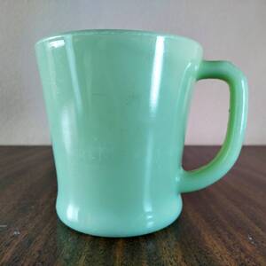 ファイヤーキング FIRE KING ジェダイDハンドル マグカップ マグ Jadeite D-handle 1000円スタート◇◇◇