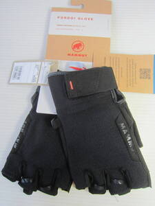 新品◆マムート MAMMUT トレッキング マムート ポルドイ グローブ 半指ハーフフィンガー 9ブラック黒Pordoi Glove アウトドア 登山キャンプ