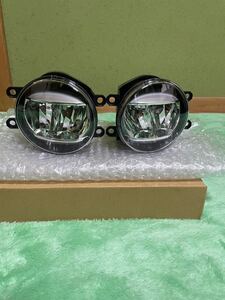 ★新車外し★左右セット★ トヨタ 純正 LED フォグ 48-150 ランプ ライト ヴェルファイア アルファード アクア プリウス などに