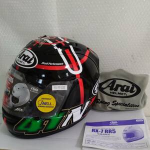 【未使用】ARAI RX-7 RR5 HAGA MONZA アライ RX7RRV ハガ モンツァ 芳賀 Sサイズ (55-56cm)